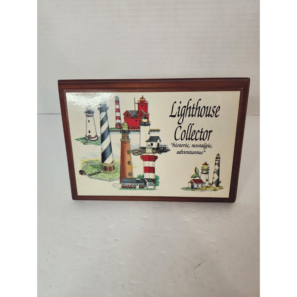 1998 5"×7" Wood Plaque Lighthouse Collector